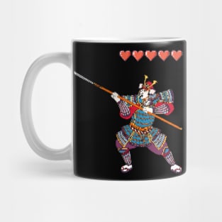 Pixelart samurai game Mug